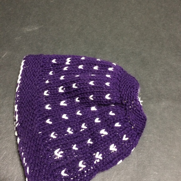 Reversible Double Thick Messy Bun Winter Hat - Picture 3 of 4